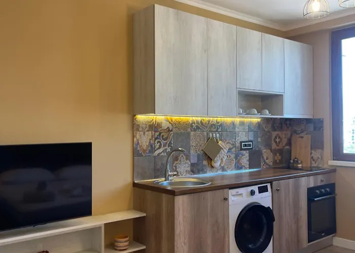 公寓 Modern Skyline Studios- Elegant In New Bazaar 地拉那